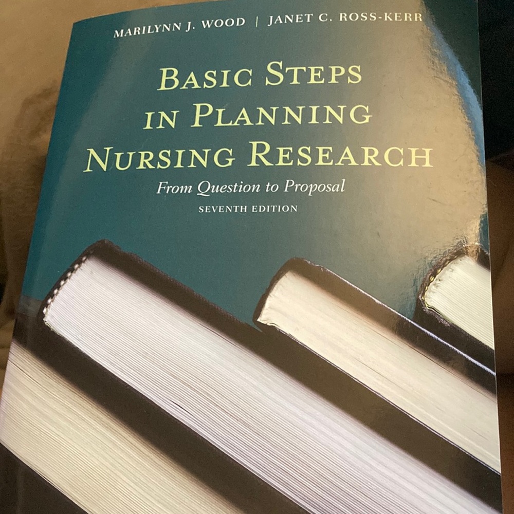 Basic steps in planning nursing research
